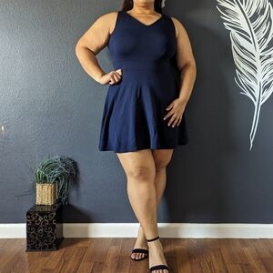 Navy Heloise Fashion Dress